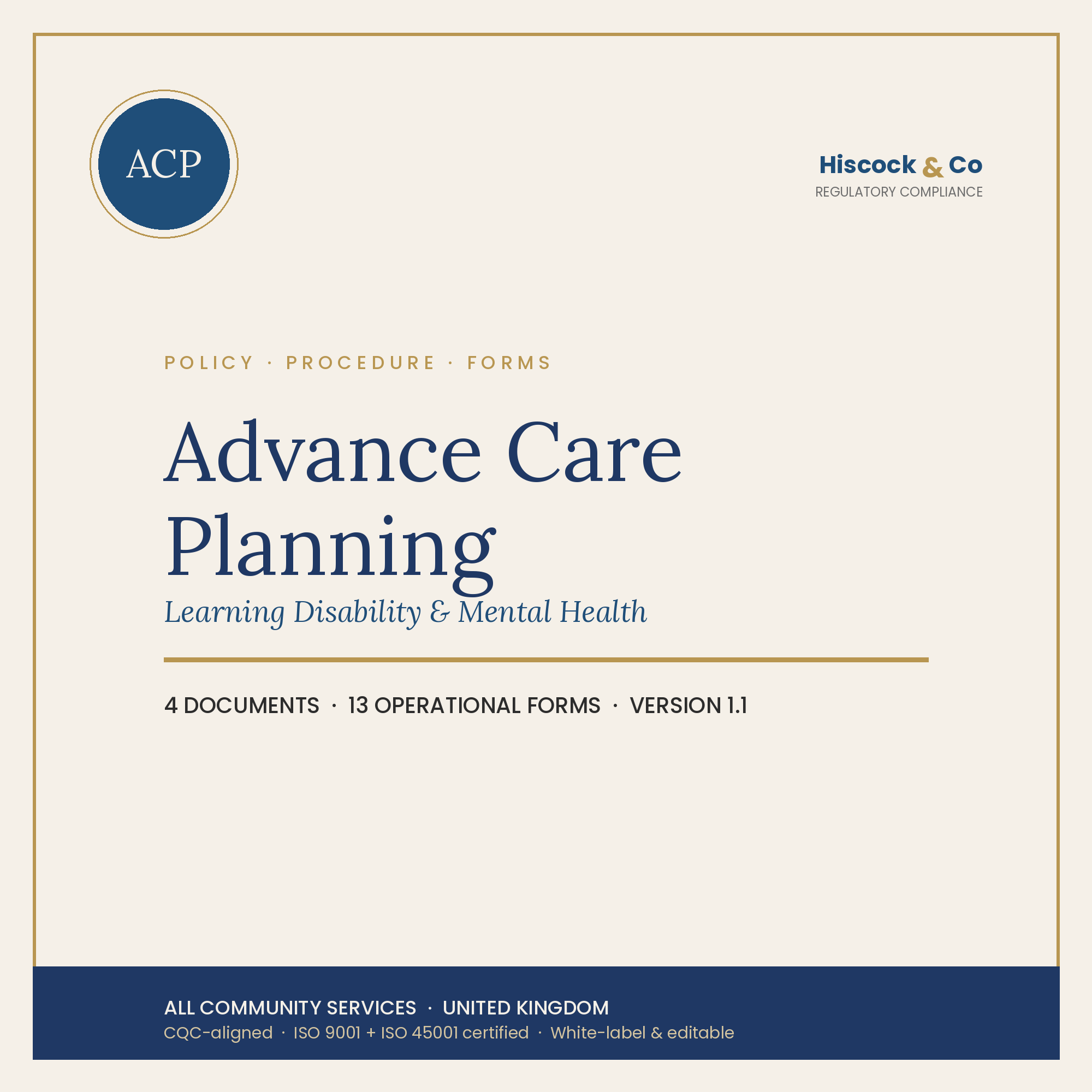 ACP LD & MH cover