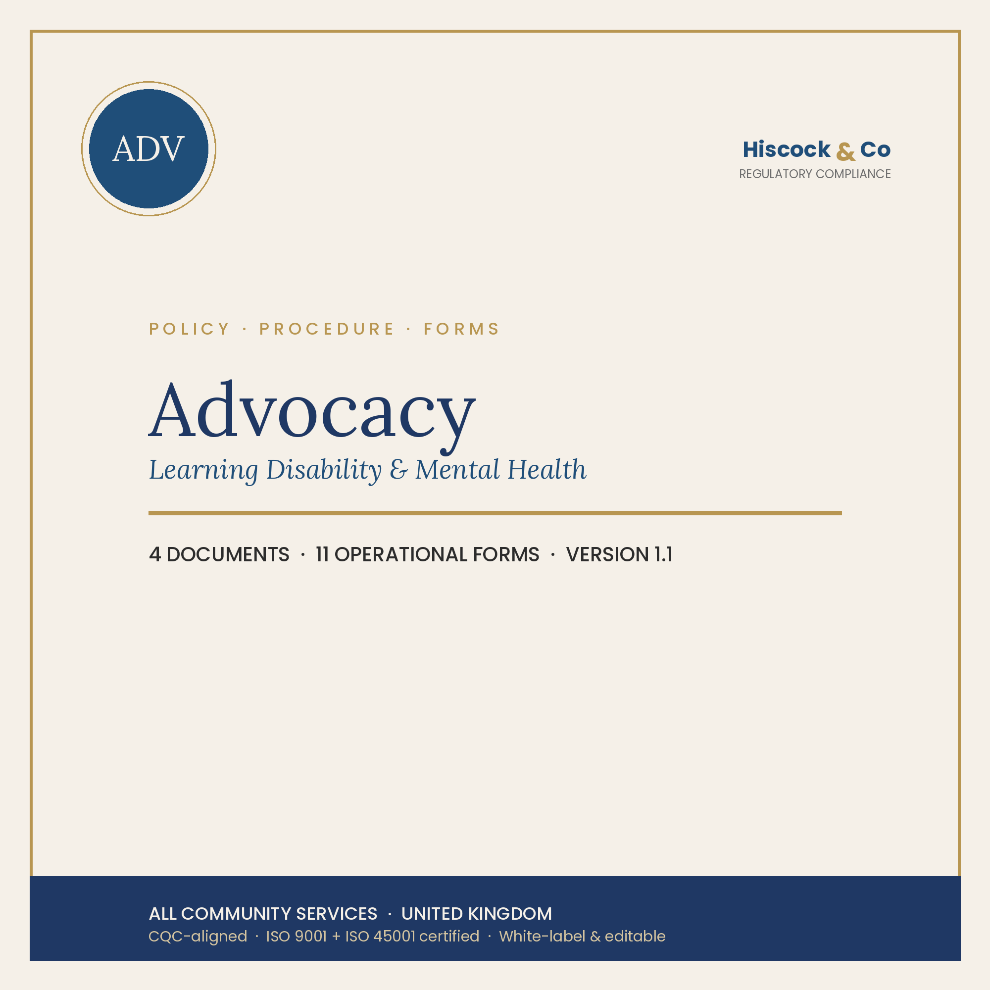 ADV LD & MH cover