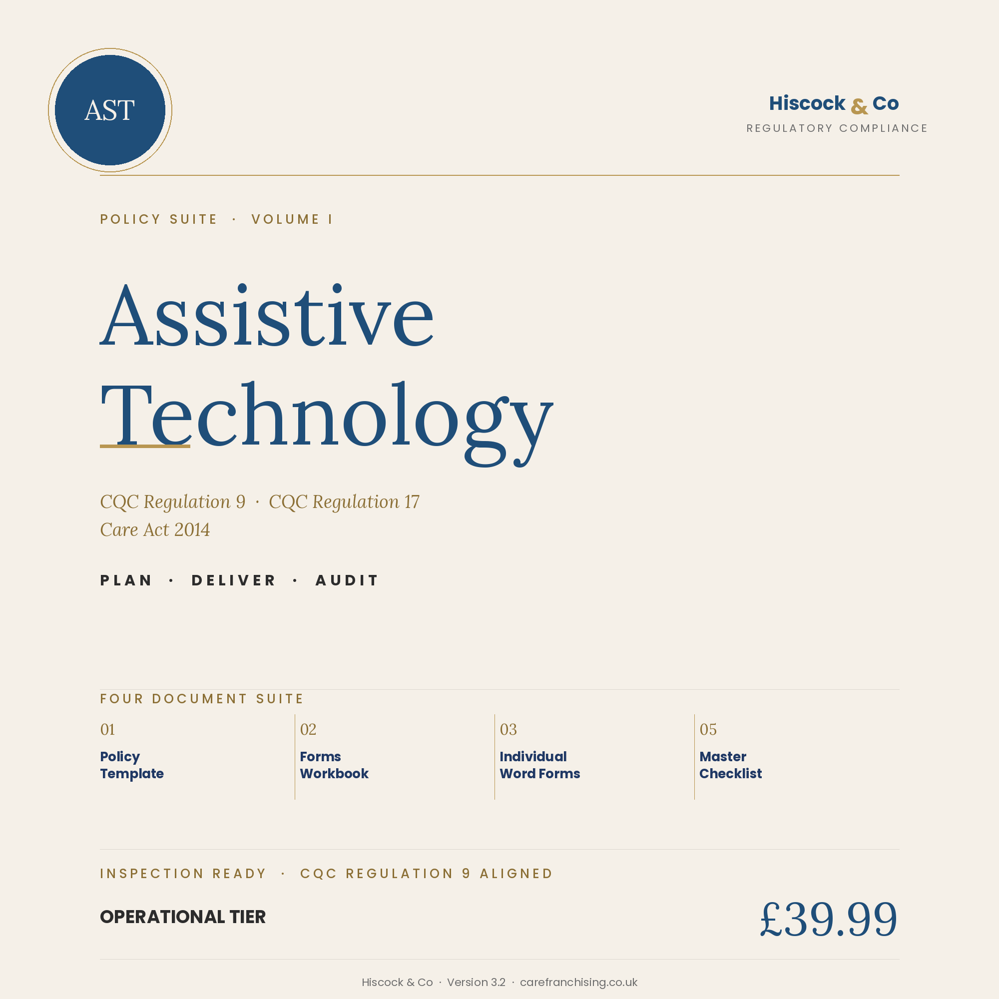 Assistive Technology Policy Suite cover