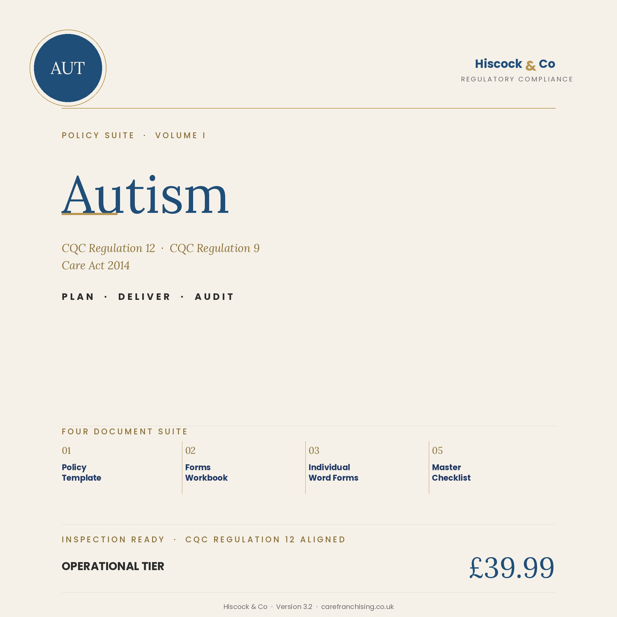 Autism Policy Suite cover