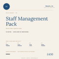 Staff Management Pack Bundle cover