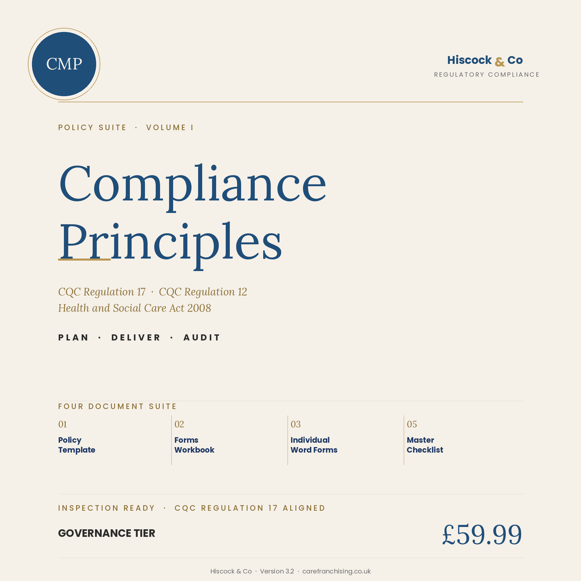 Complaints Policy and Procedure Suite cover