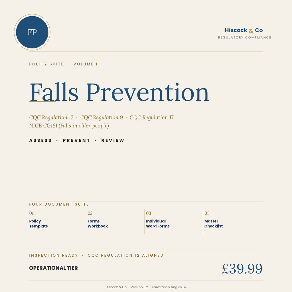 Falls Prevention Policy Suite cover