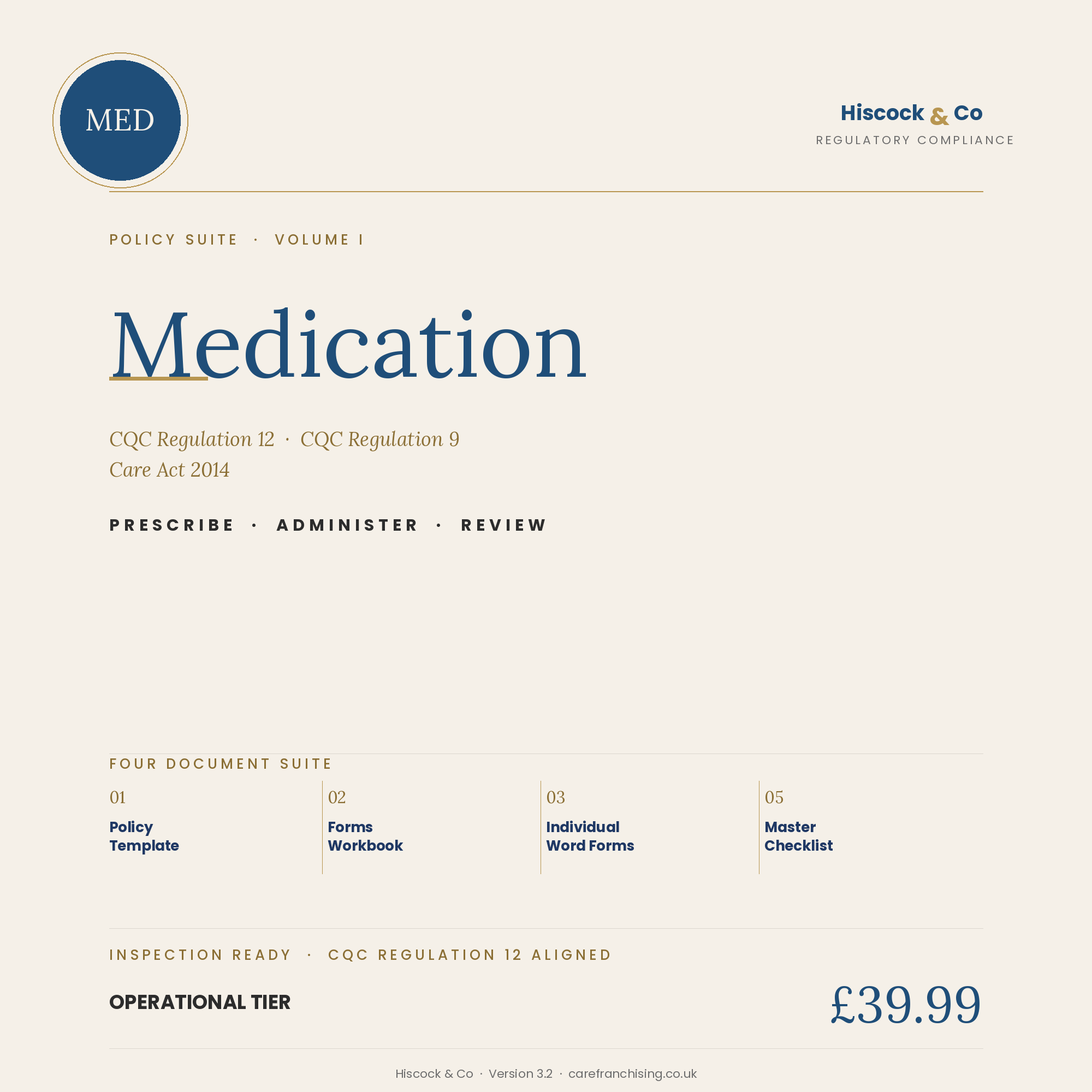 MED Policy Suite Cover