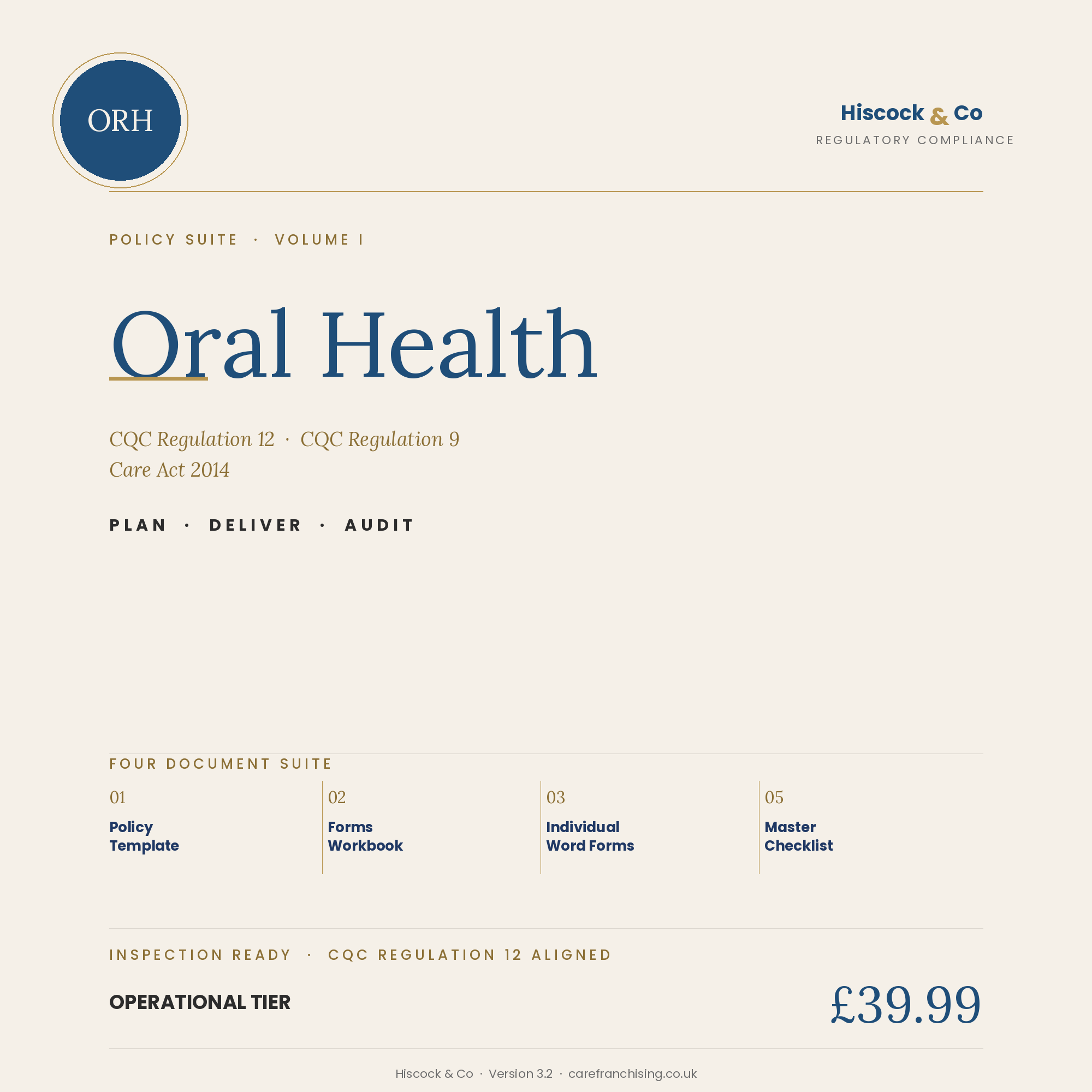 ORH Policy Suite Cover