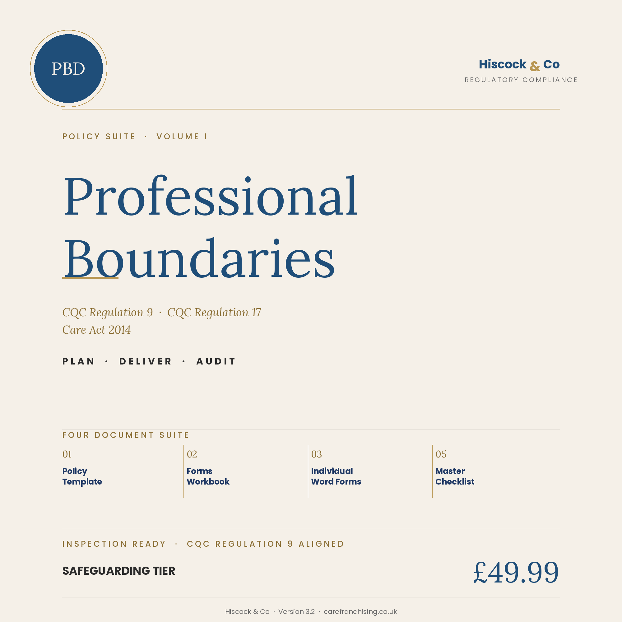 PBD Policy Suite Cover