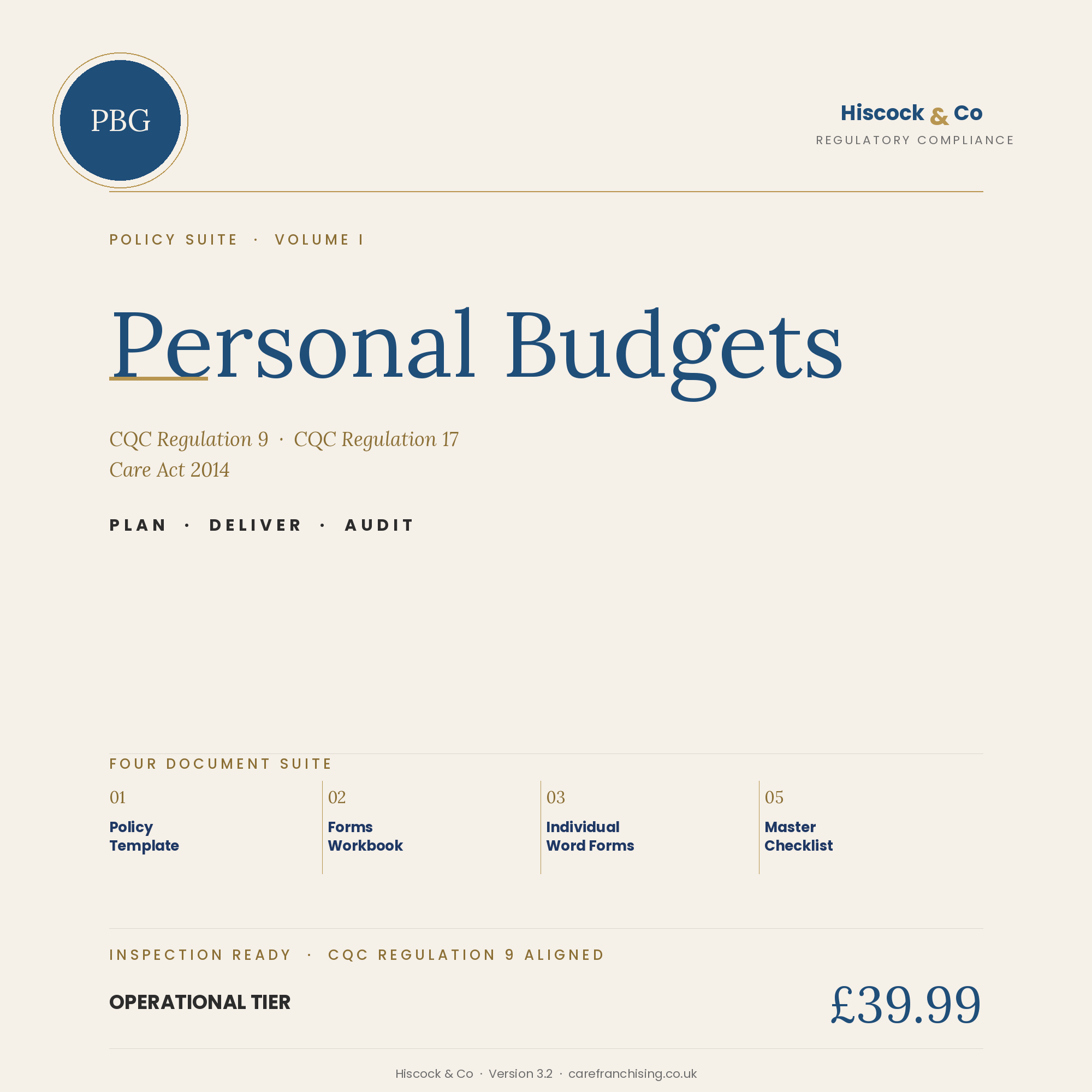 PBG Policy Suite Cover