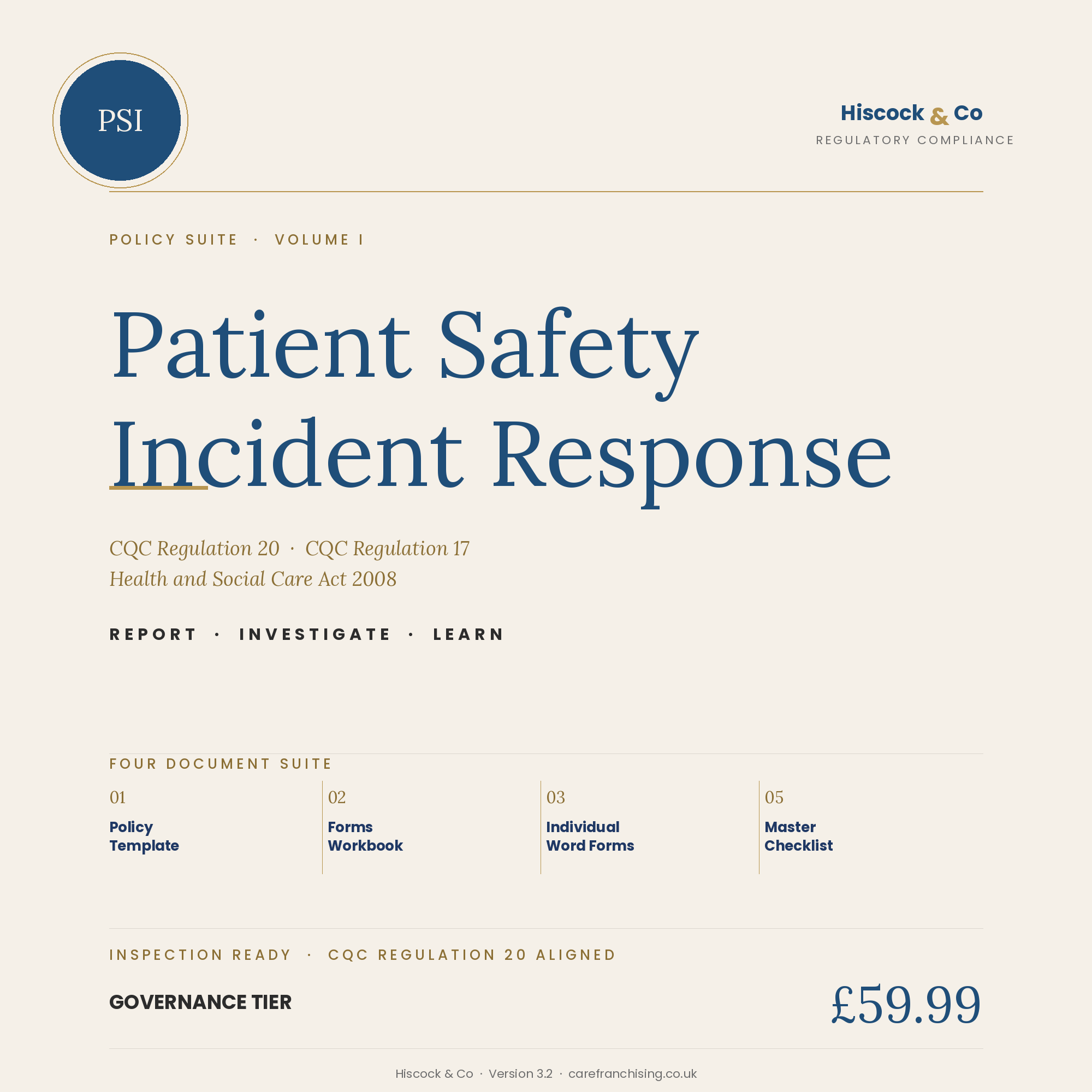 PSI Policy Suite Cover