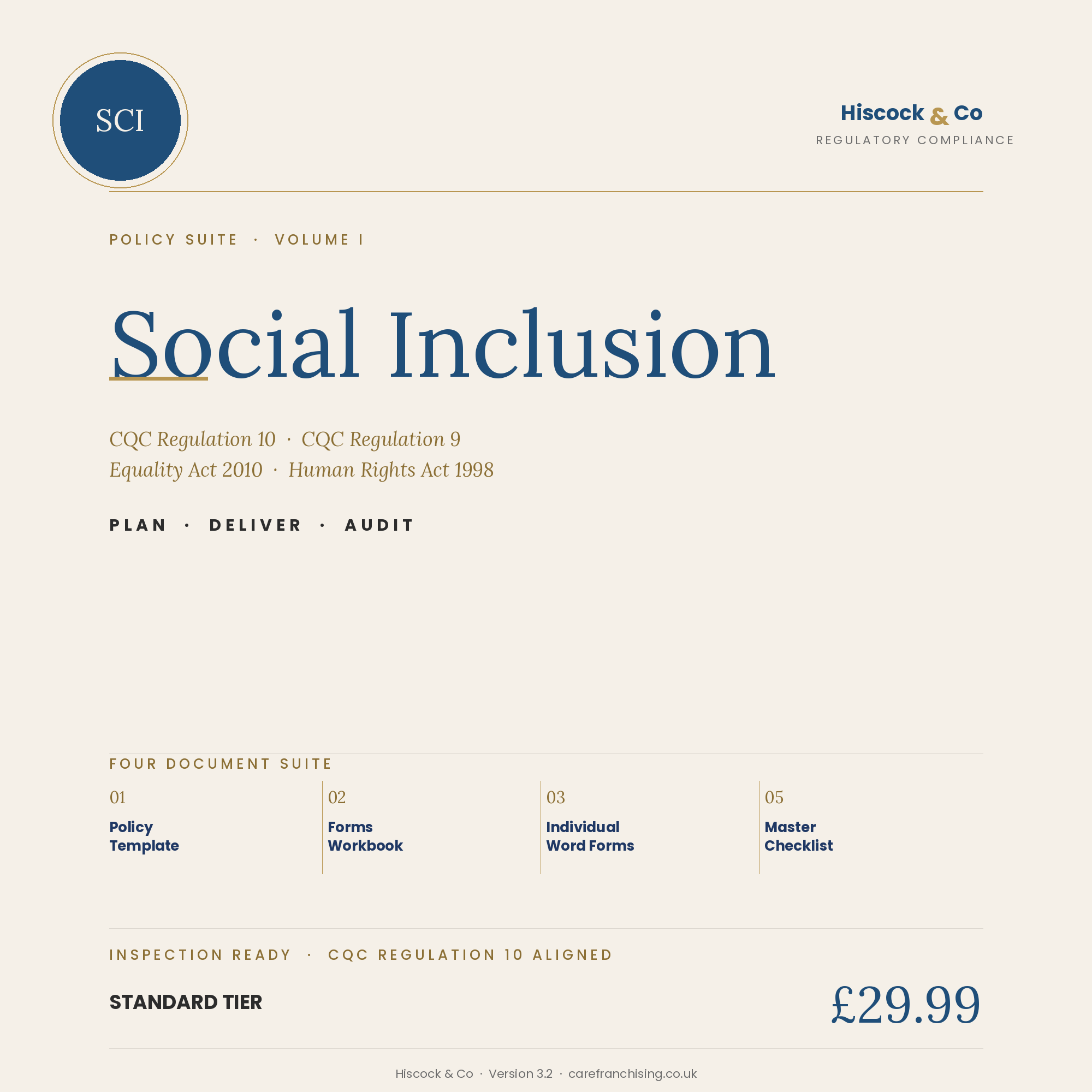 SCI Policy Suite Cover