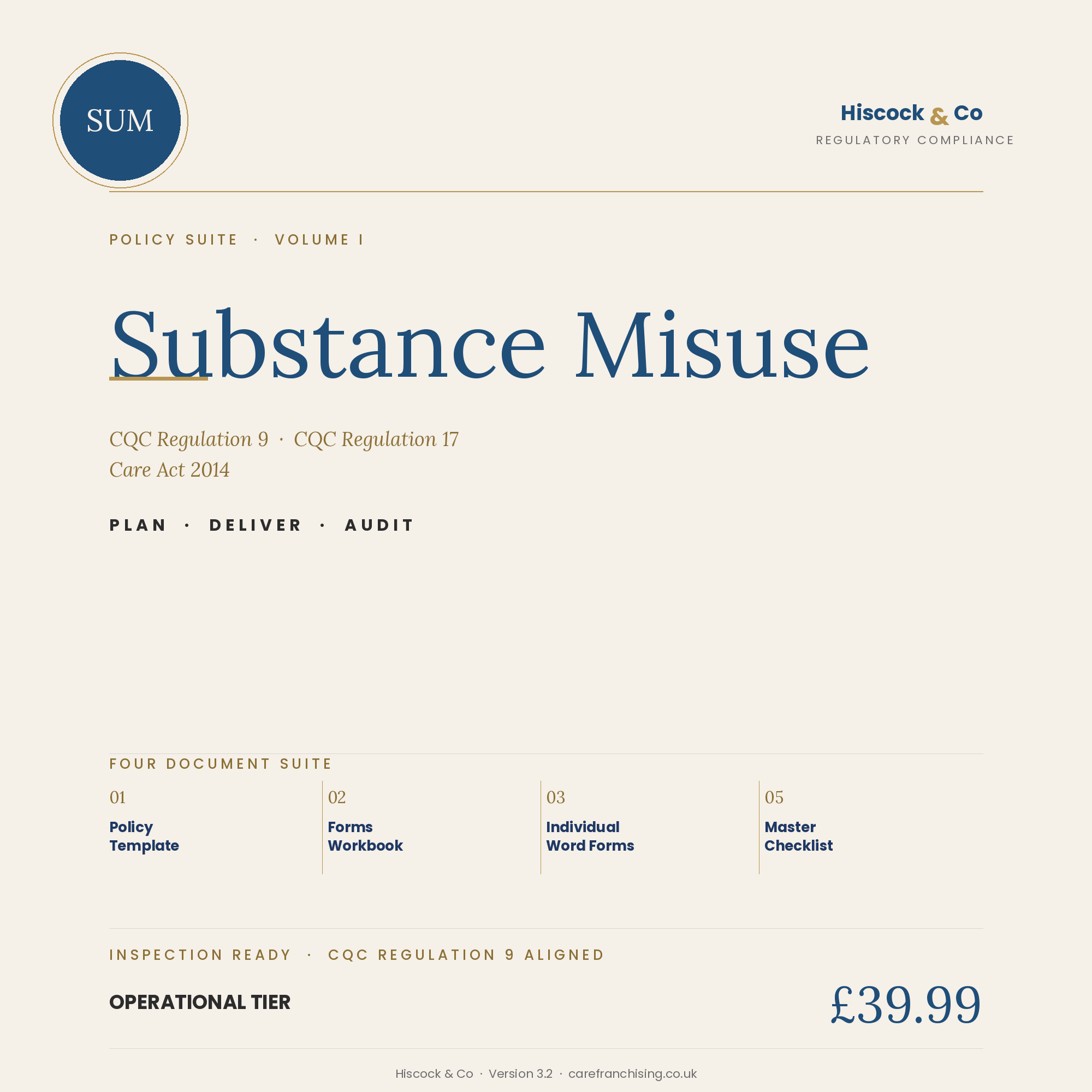 SUM Policy Suite Cover
