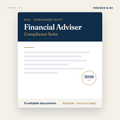 Financial Adviser (IFA) FCA Compliance Suite — 13 editable documents, yours to keep