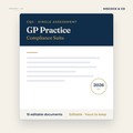 GP Practice CQC Compliance Suite — 15 editable documents, yours to keep
